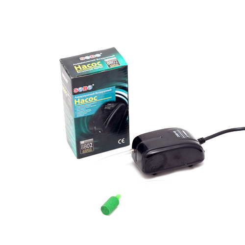 Компрессор Sobo SB-8802, 2.5 вт, 3 л/м