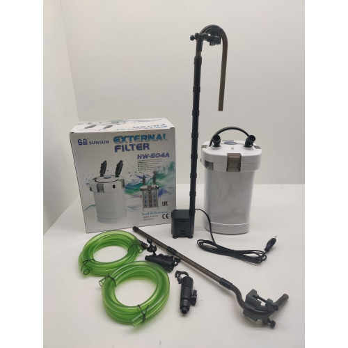 Внешний фильтр SUNSUN HW-504А, 15W, 800л/ч, до 200л